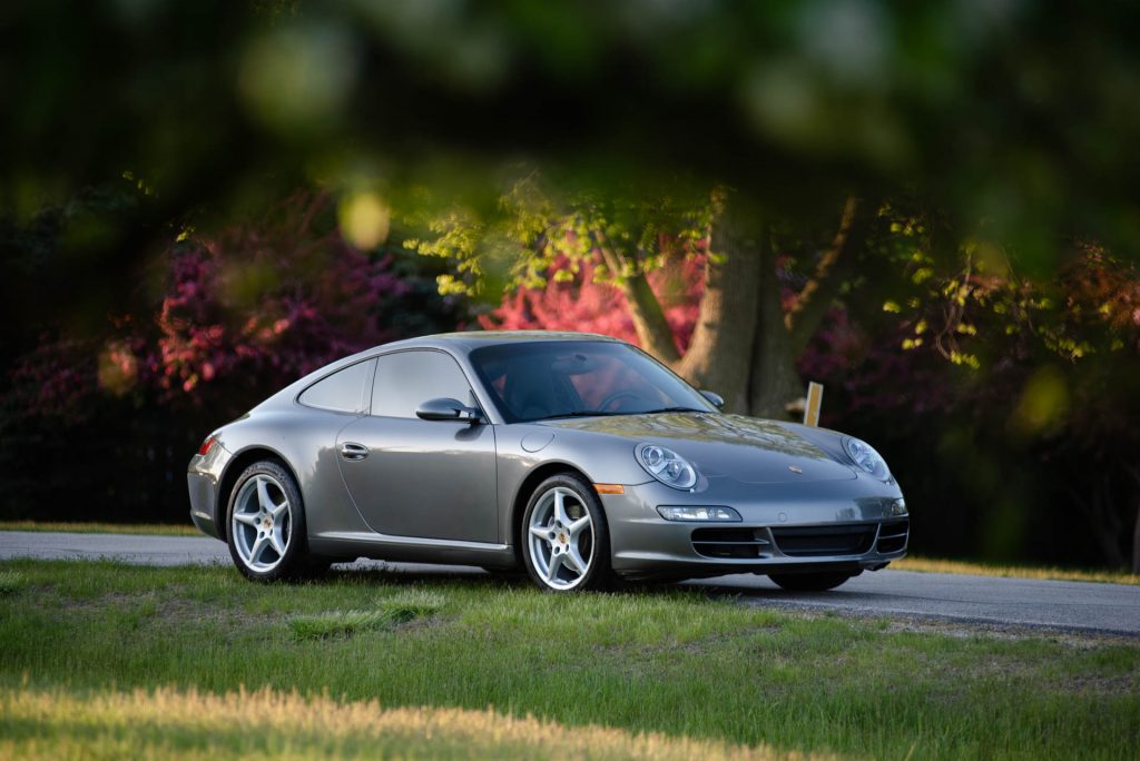 2007 Porsche 911 997 Carrera Manual Coupe in Meteor Gray For Sale