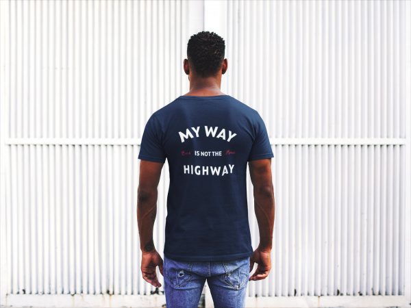 Backroads Enthusiast Apparel - My Way Not the Highway Tee Shirt